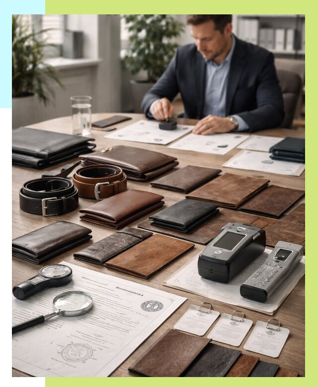 Сертификация кожаных изделий в Добрянке от 12122 р. | Алешин-Дбр