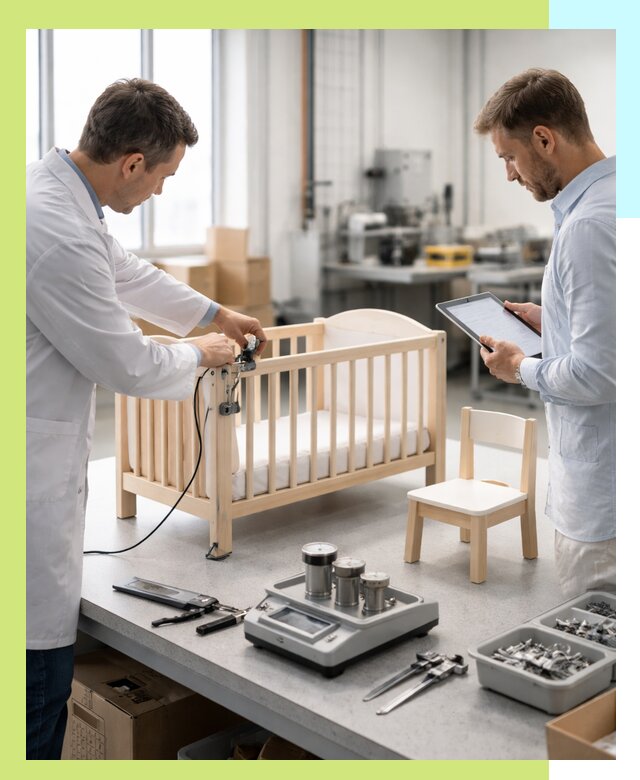 Сертификация детской мебели и проверка безопасности в Добрянке