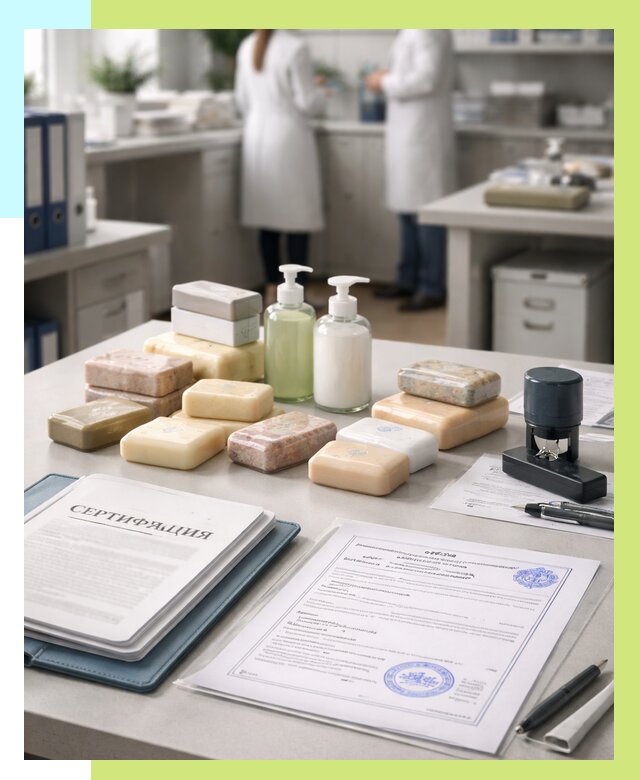 Сертификация мыла и сертификат на мыло в Добрянке от 12122 | Алешин-Дбр
