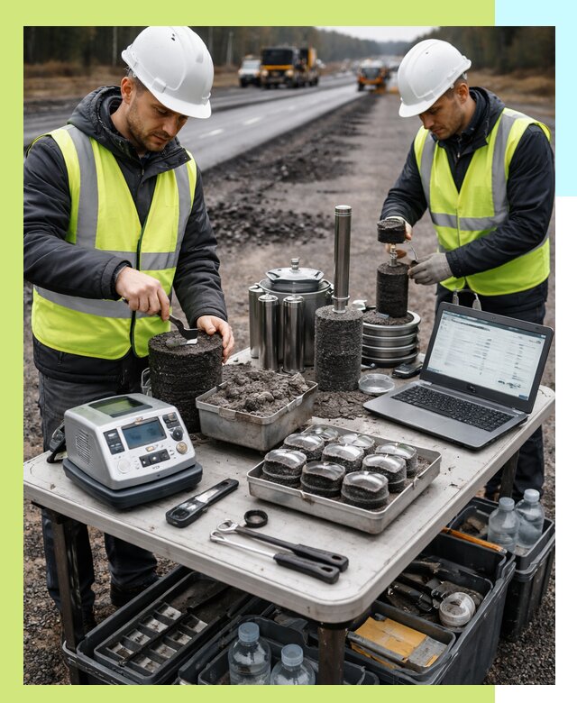 Сертификация асфальта: испытания и подтверждение в Добрянке