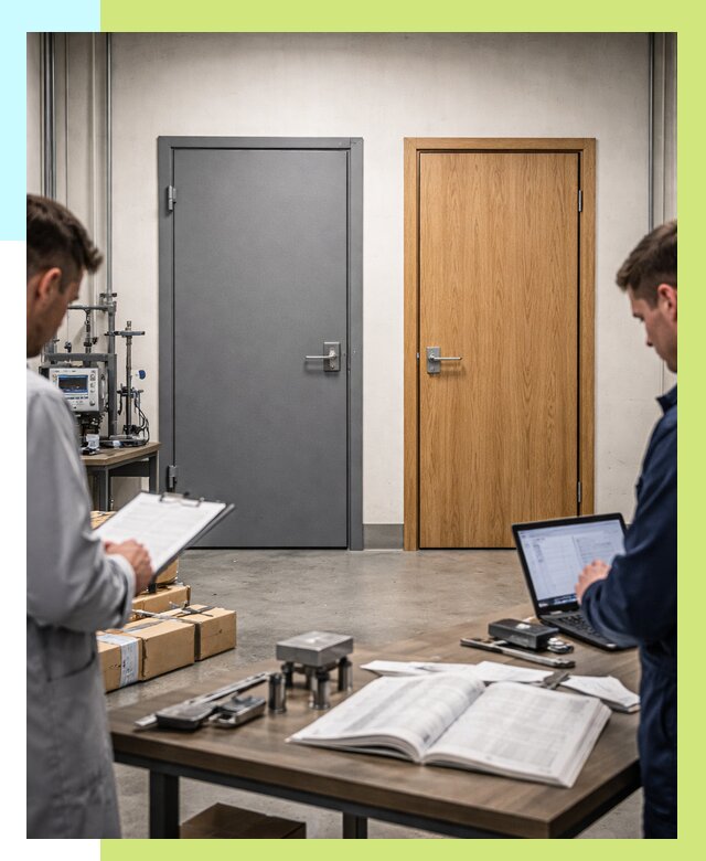 Сертификация дверей в Добрянке от 8082 р. под ключ | Алешин-Дбр