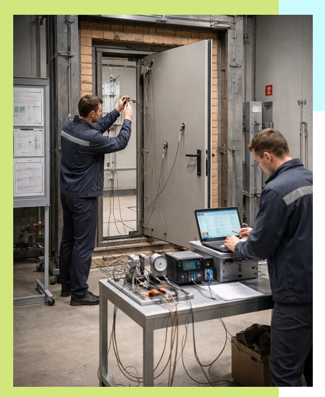 Сертификация противопожарных дверей в Добрянке по ГОСТ и ТР