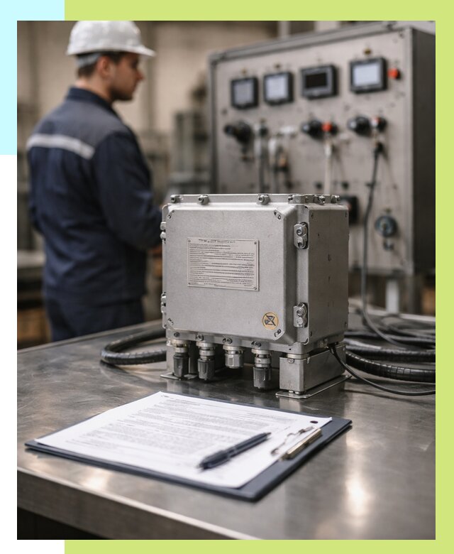 Сертификация взрывозащищенного оборудования в Добрянке от 35357 р. | Алешин-Дбр