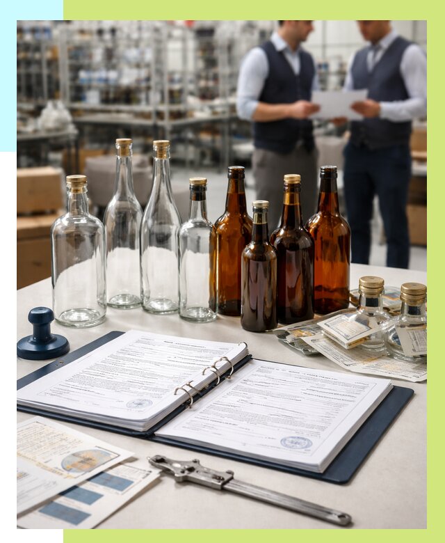 Сертификация стеклянных бутылок в Добрянке от 25255 р. | Алешин-Дбр
