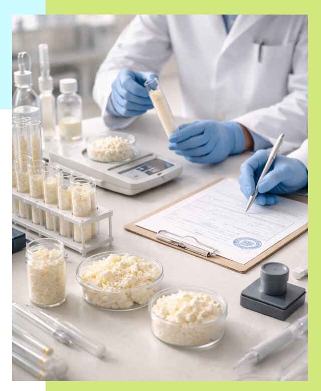 Сертификация творога в Добрянке от 12122 р. под ключ | Алешин-Дбр