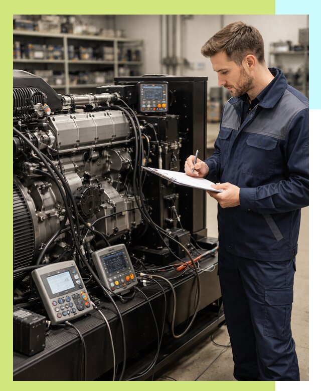Сертификация дизельных генераторов и их оборудования в Добрянке