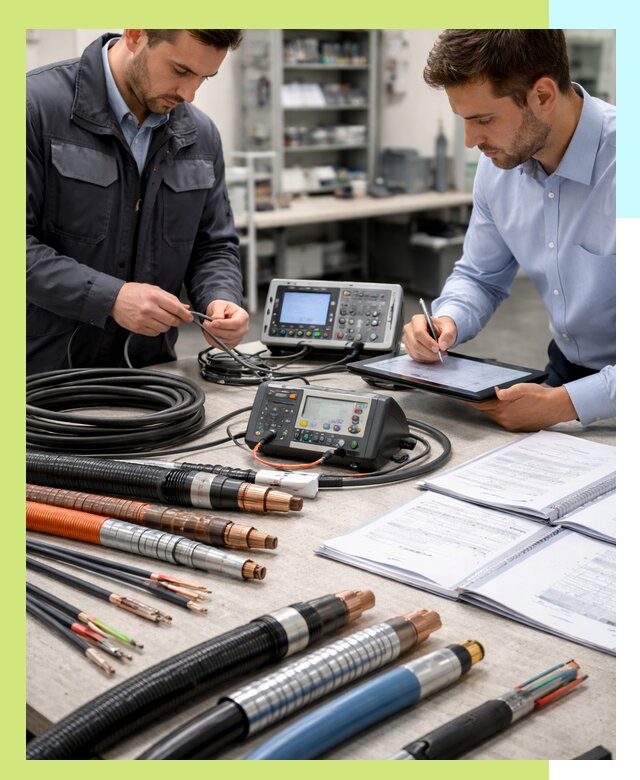 Сертификация кабеля и электропроводки в Добрянке под ключ