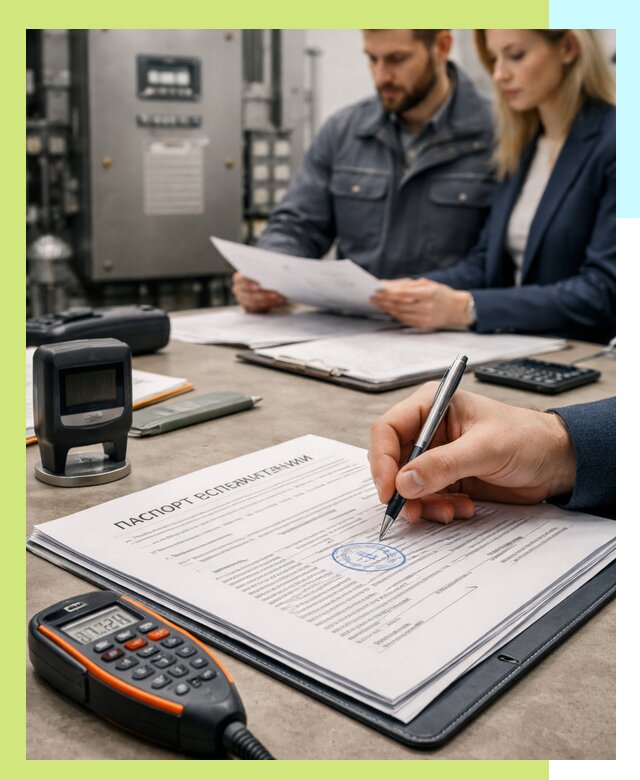 Оформление паспорта эксплуатации оборудования в Добрянке