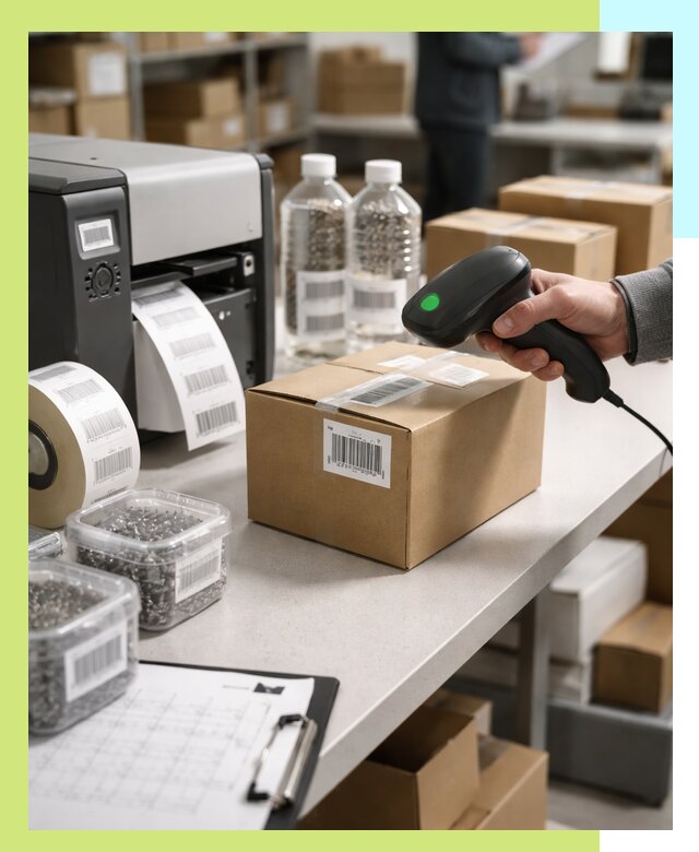Штрихкодирование продукции и маркировка для продажи в Добрянке