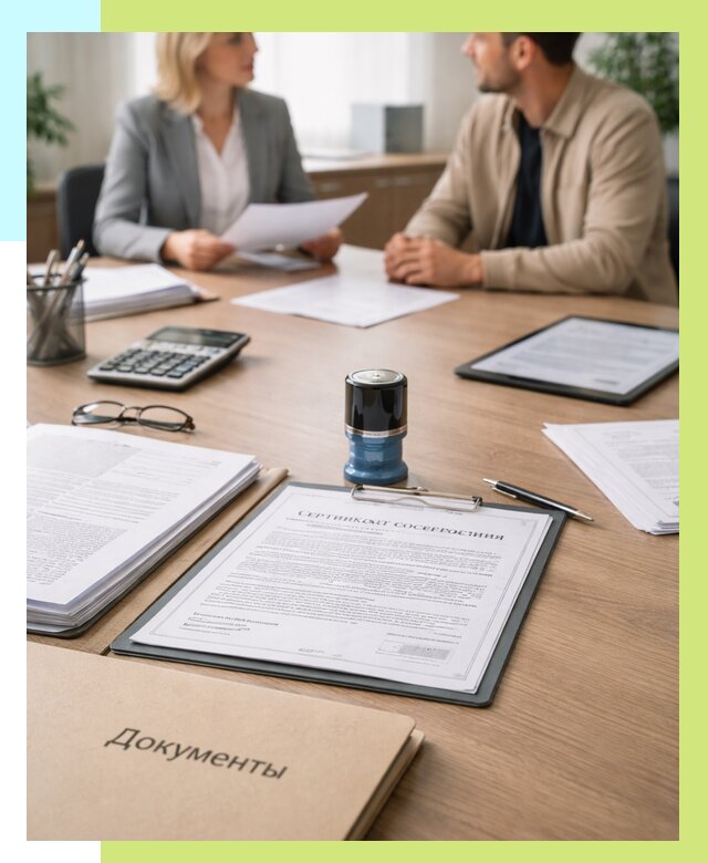 Сертификат соответствия на продукцию в Добрянке от 15153 р.|Алешин-Дбр