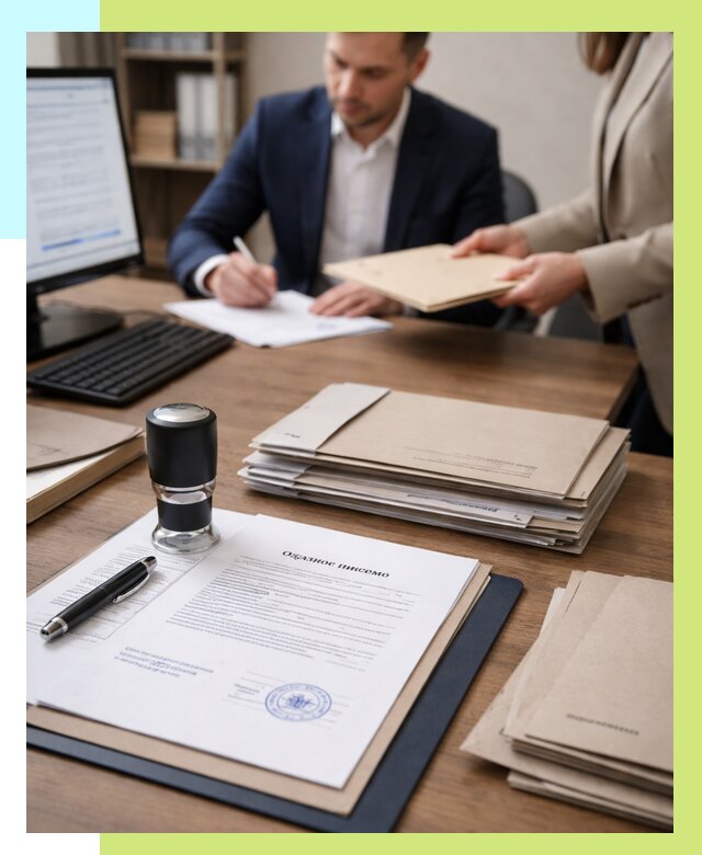 Отказное письмо для таможни в Добрянке от 3031 р, Алешин-Дбр