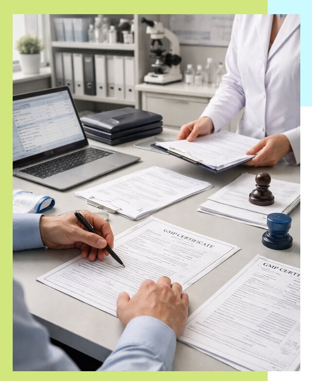 Оформление сертификата GMP в Добрянке для фармпроизводства