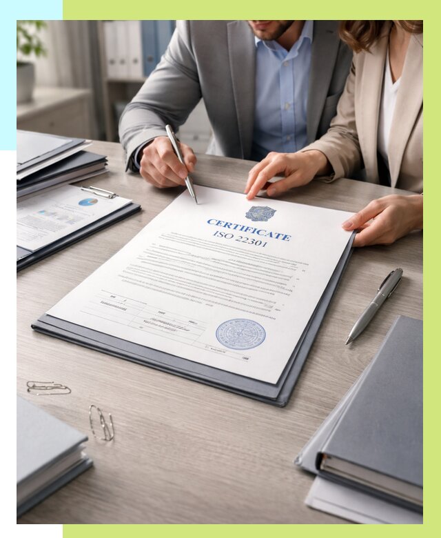 Сертификат ISO 22301 в Добрянке от 45459 р. | Алешин-Дбр срочно