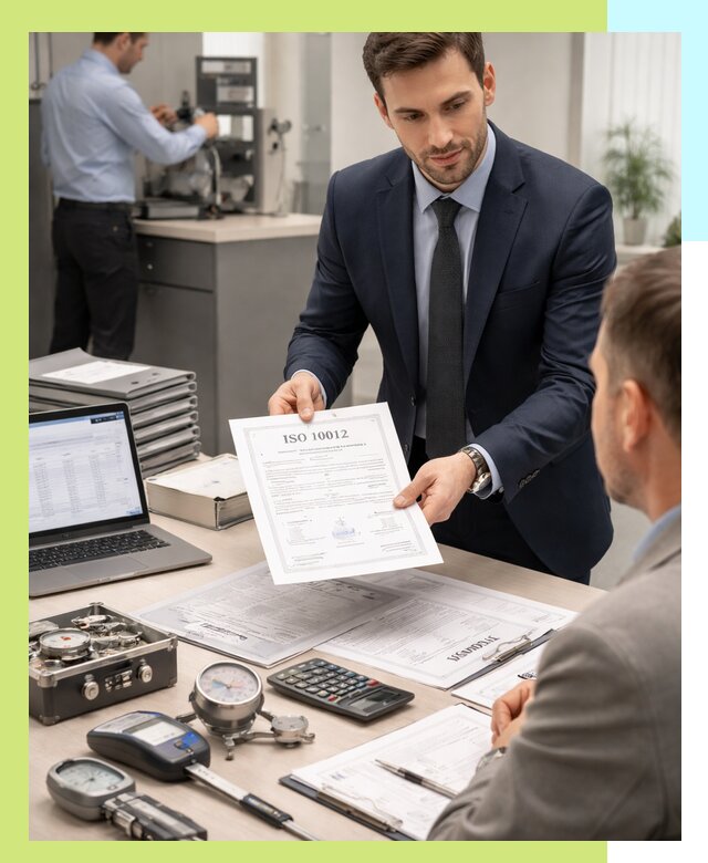 Выдача сертификата ISO 10012 по требованиям метрологии в Добрянке